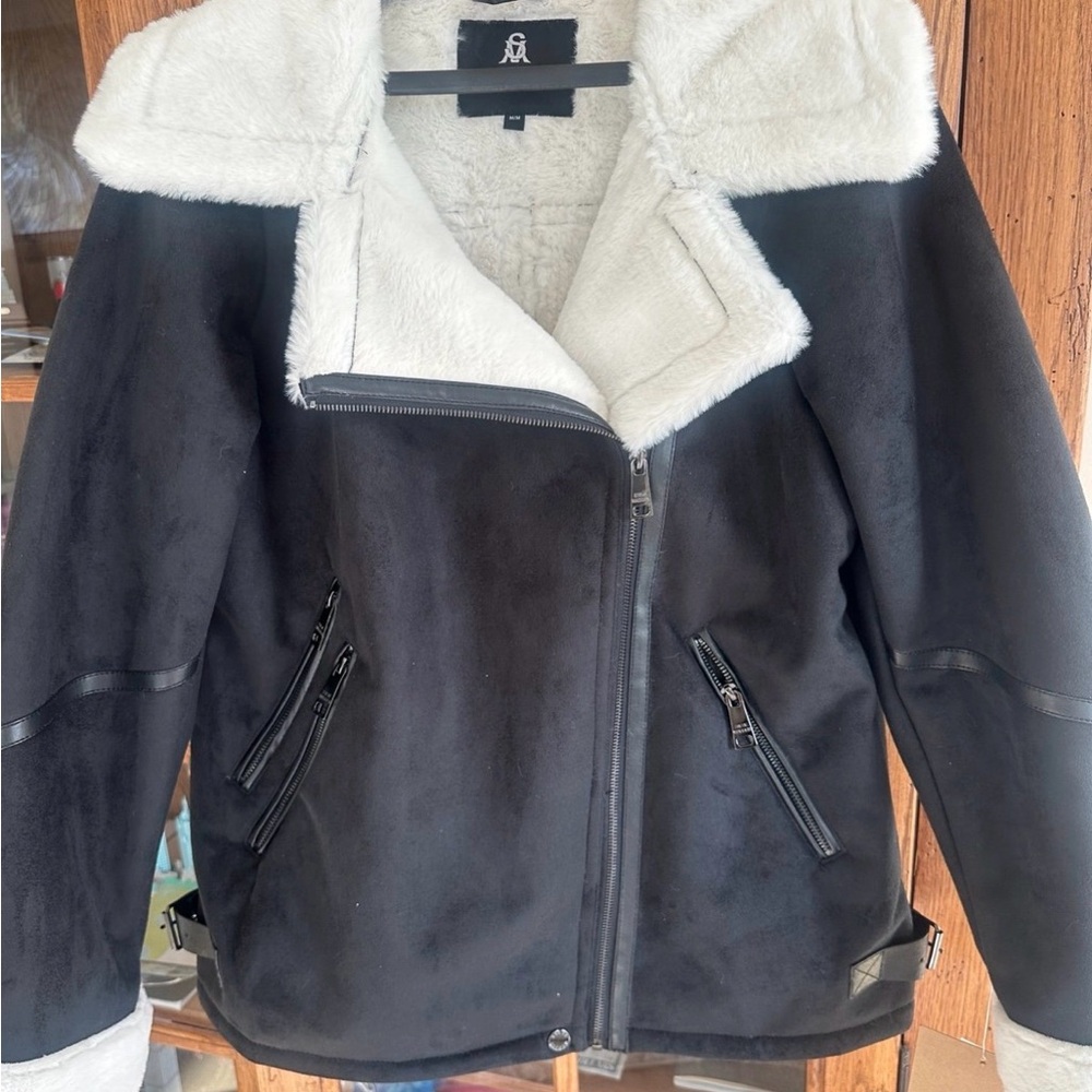 Steve Madden Faix Shearling Juniors Jacket